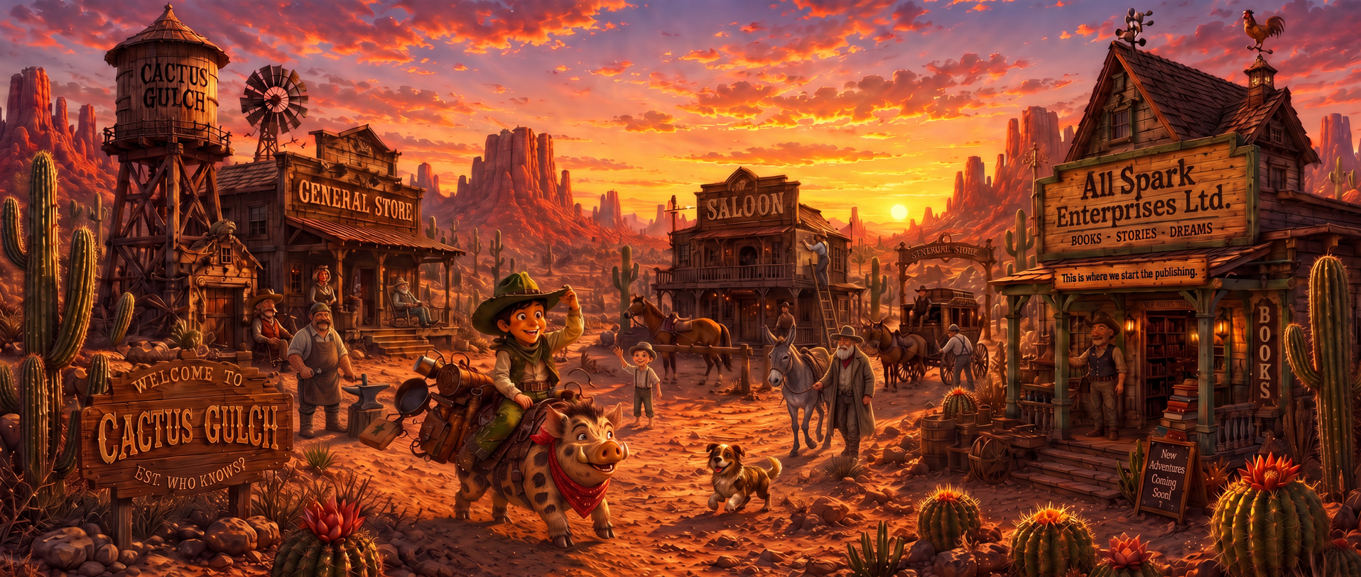 Welcome to Cactus Gulch — the world of Cactus Jack
