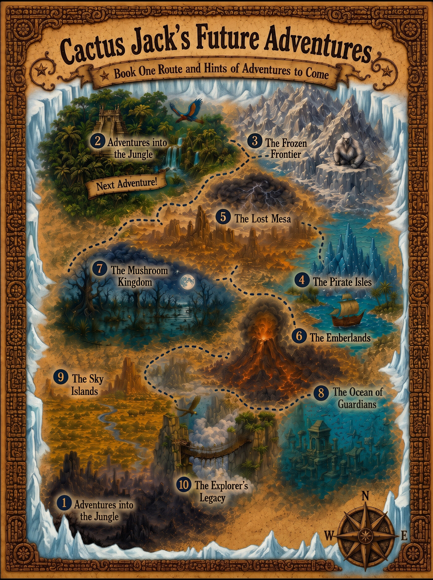 Map of Future Adventures